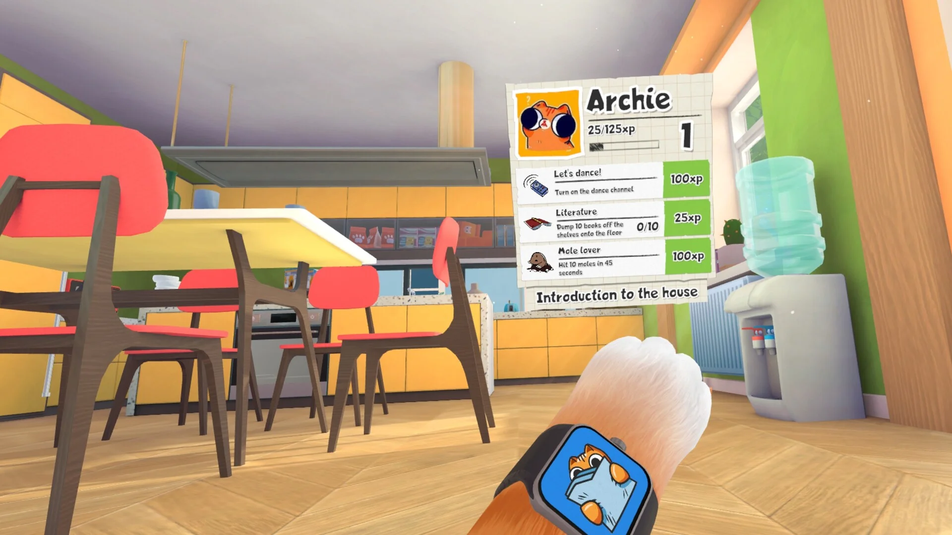 Archieからのクエストカード