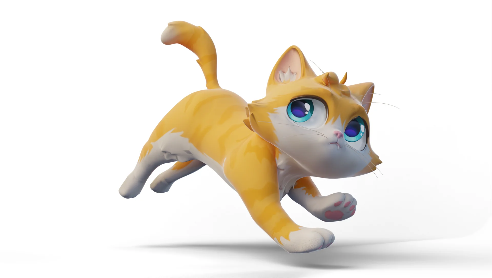 I Am Catの主人公 - オレンジ色の愛らしい猫